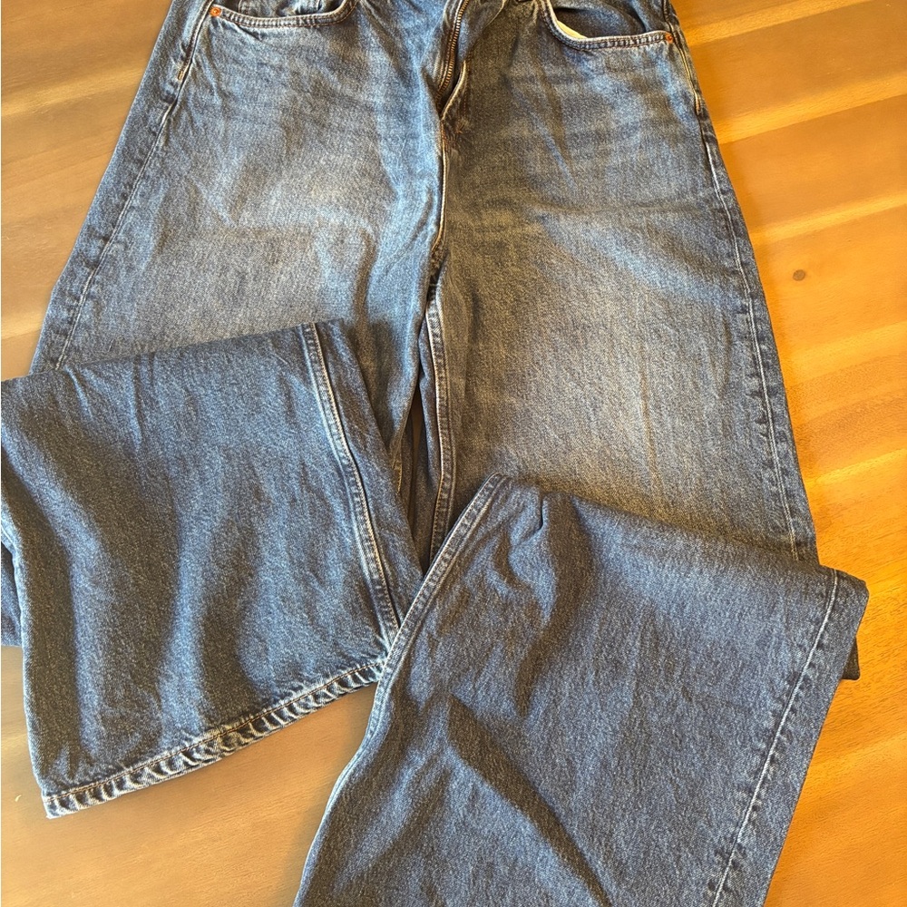 Reformation Relaxed Fit Blue Jeans